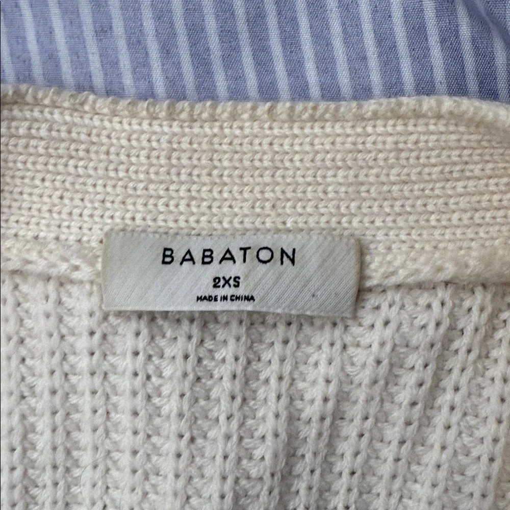 Aritzia Cream Cardigan Sweater - Picture 2 of 4